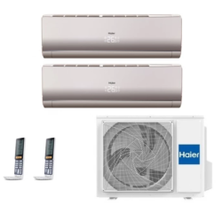 Мульти сплит-система на 2 комнаты Haier Lightera Super Match 2U40S2SM1FA/AS09NS6ERA-G/AS12NS6ERA-G