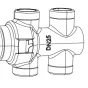 Клапан для фанкойла Трёхходовой клапан Aermec VCT 103
