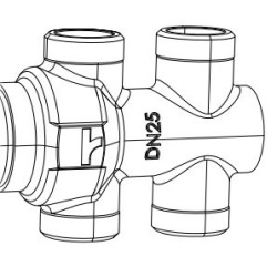 Трехходовой клапан Aermec VCT 403P