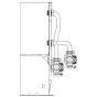 Клапан для фанкойла Комплект клапанов для четырехтрубной системы Aermec VCF 3X4R