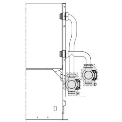 Комплект клапанов для четырехтрубной системы  Aermec VCF 2X4L