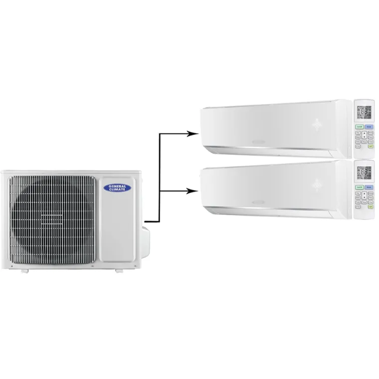 Фанкойл Кондиционер General Climate Free Multi 2 GU-M2E14H32/GC-ME07HR32*2