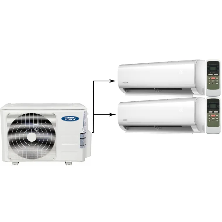 Фанкойл Кондиционер General Climate Free Multi 1 GU-M2EA18HN2/GC-MER09HRN1 (WiFi)*2