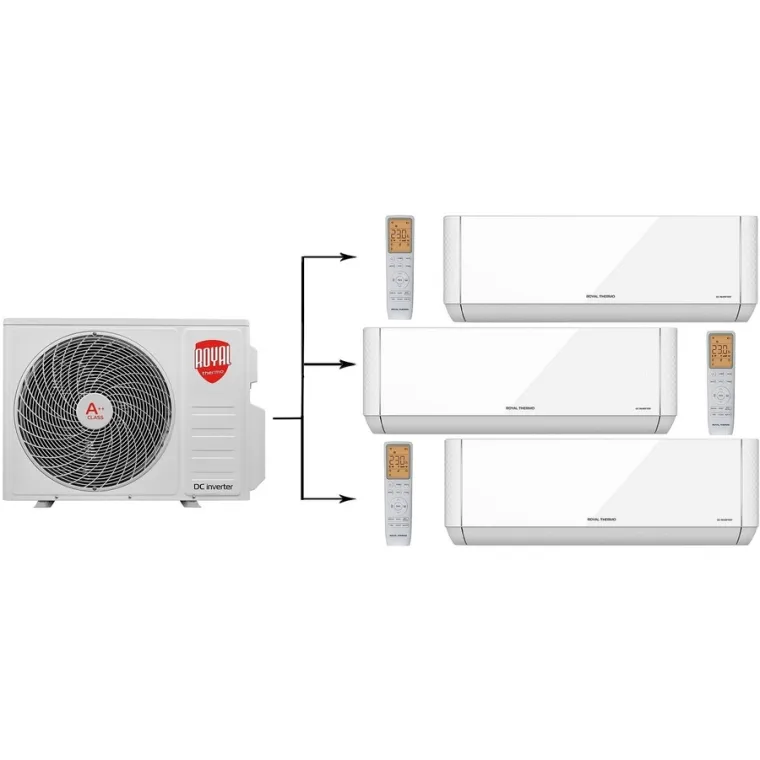 Фанкойл Кондиционер Royal Thermo RTFMO-27HN8/RTFMI-09HN8/white*3