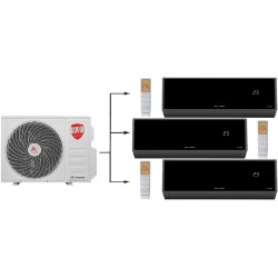 Фанкойл Кондиционер Royal Thermo RTFMO-27HN8/RTFMI-09HN8/black*3