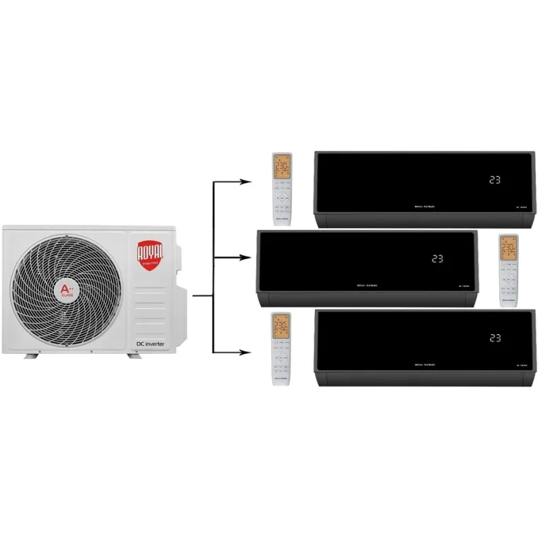Фанкойл Кондиционер Royal Thermo RTFMO-27HN8/RTFMI-09HN8/black*3