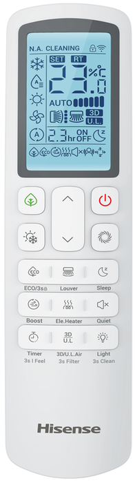 Кассетный кондиционер Hisense Heavy EU ACT-18UR4RCC8/AUW-18U4RS7/PE-QEA/LD Wi-Fi