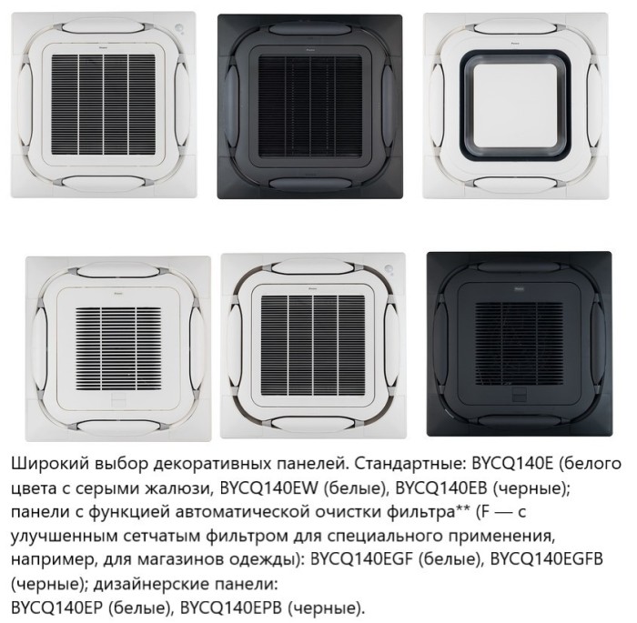 Кассетный кондиционер Daikin FCAHG140H/RZAG140NY1/-40