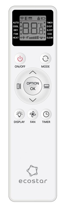 Настенный внутренний блок мульти сплит-системы ECOSTAR Ray Multi KVS-IMR09ST