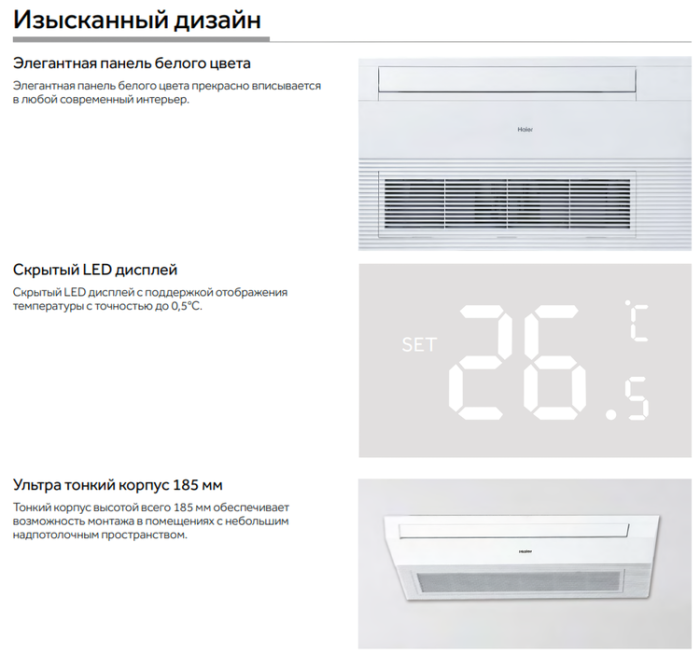 Кассетный кондиционер Haier AB35S2SA1FA/1U35S2SM4FA