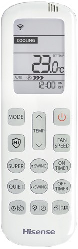 Настенный внутренний блок мульти сплит-системы Hisense Free Match AMS-24UW4RBTKB02 WI-FI