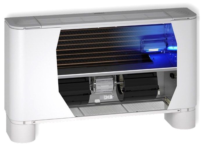 Напольно-потолочный фанкойл до 5 кВт Aermec FCZ 600 H