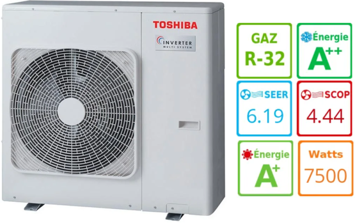 Внешний блок мульти сплит-системы на 3 комнаты Toshiba RAS-3M26G3AVG-E