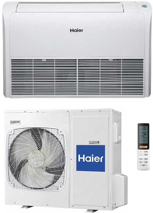 Напольно-потолочный кондиционер Haier Eco AC105S2LH1FA/1U105S1LS1FB