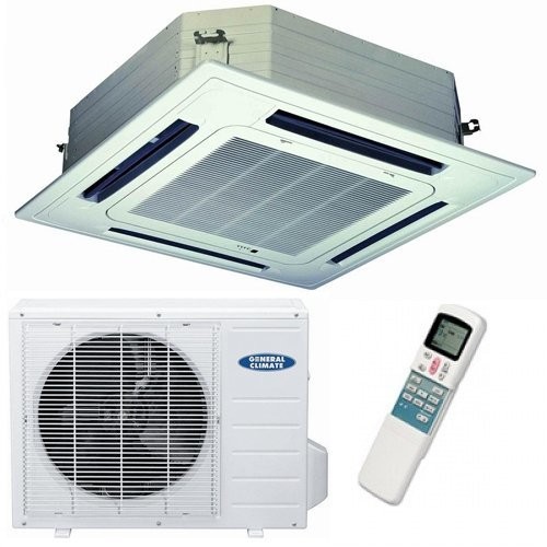 Кассетный кондиционер General Climate GC/GU-4C12HRN2 compact