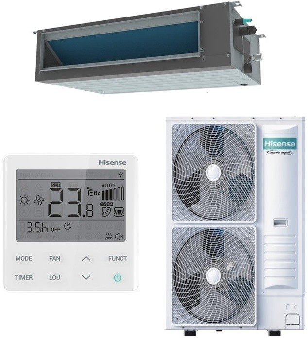 Канальный кондиционер Hisense Heavy EU AUD-85UX4RPH8/AUW-85U6RZ8