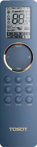 Кондиционер Tosot Clivia Deluxe T18H-SCD/I/T18H-SCD/O