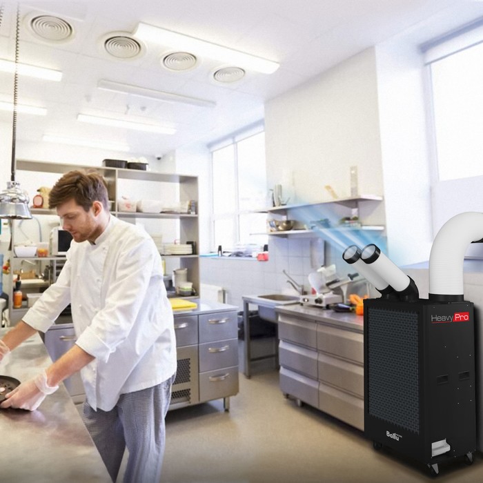 Промышленный мобильный кондиционер Ballu BGK5 с комплектом воздухоотводов