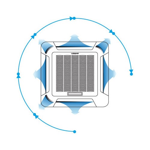 Кассетный фанкойл до 12 кВт Lessar LSF-1200BM42/LZ-FPB2